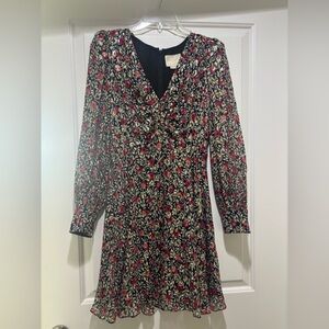 Kate Spade Long-Sleeve Dress with Gold shimmer detail